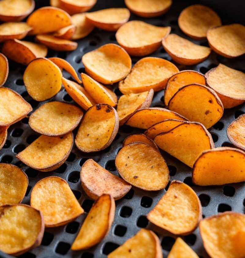 Chips de Batata Doce na Airfryer
