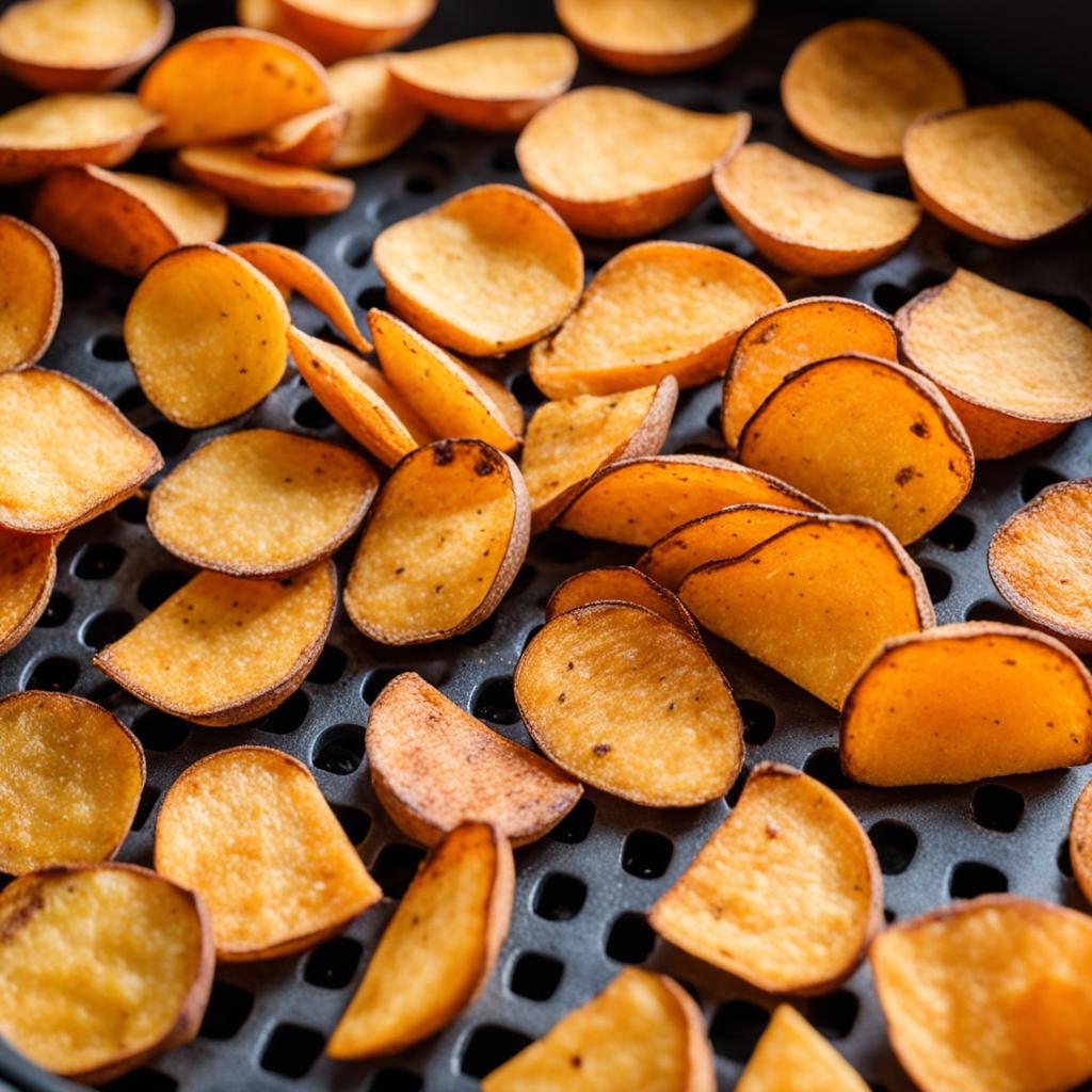 Chips de Batata Doce na Airfryer
