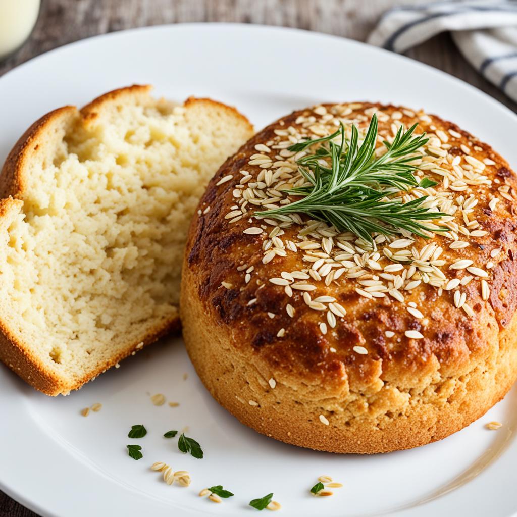 pão de aveia de frigideira