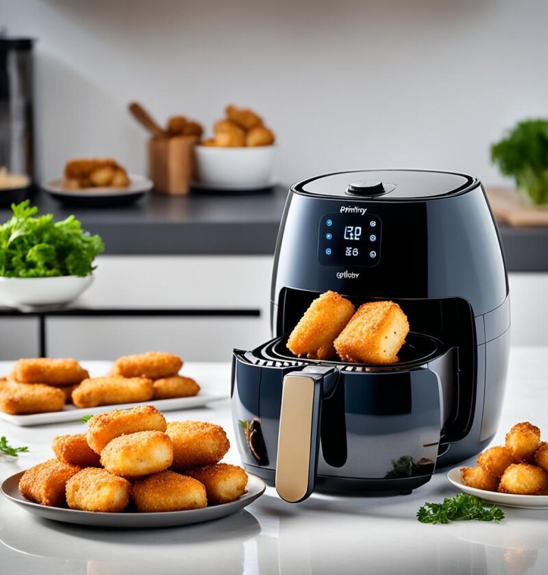 bolinho salgado na airfryer