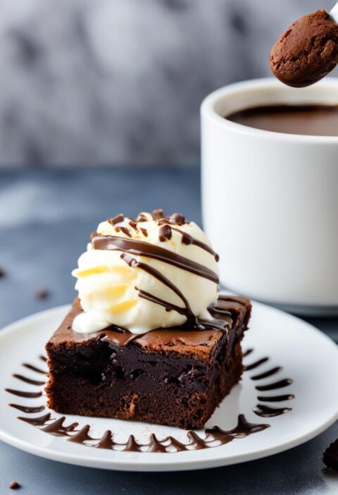 brownie de caneca na airfryer