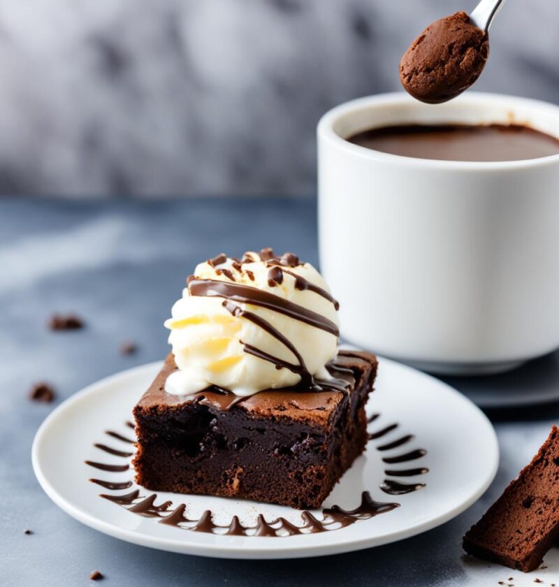 brownie de caneca na airfryer