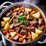 Receita Aconchegante de Sopa de Carne e Legumes