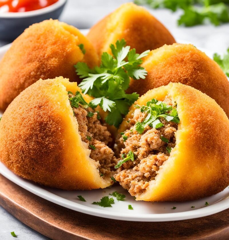 coxinha de carne seca