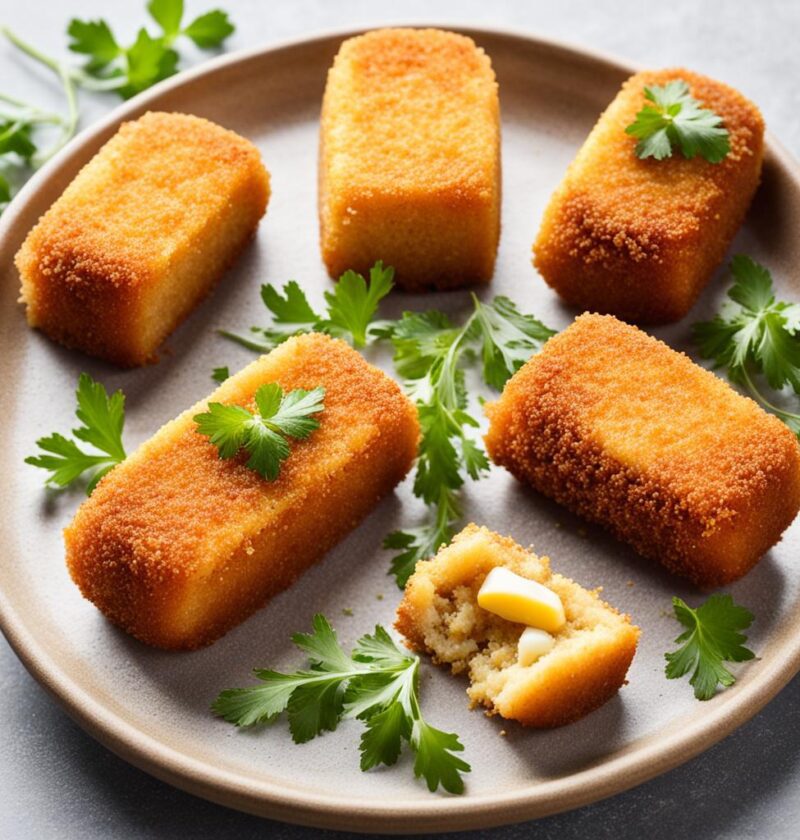 croquete de mandioca