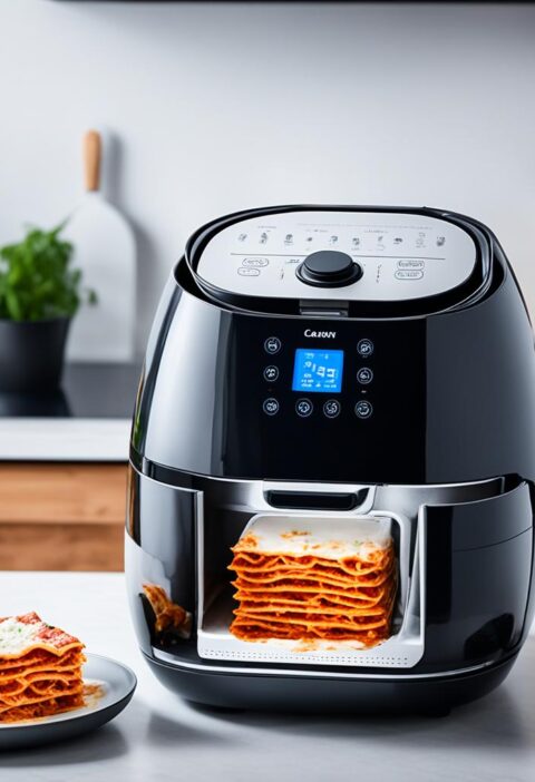 lasanha congelada na airfryer