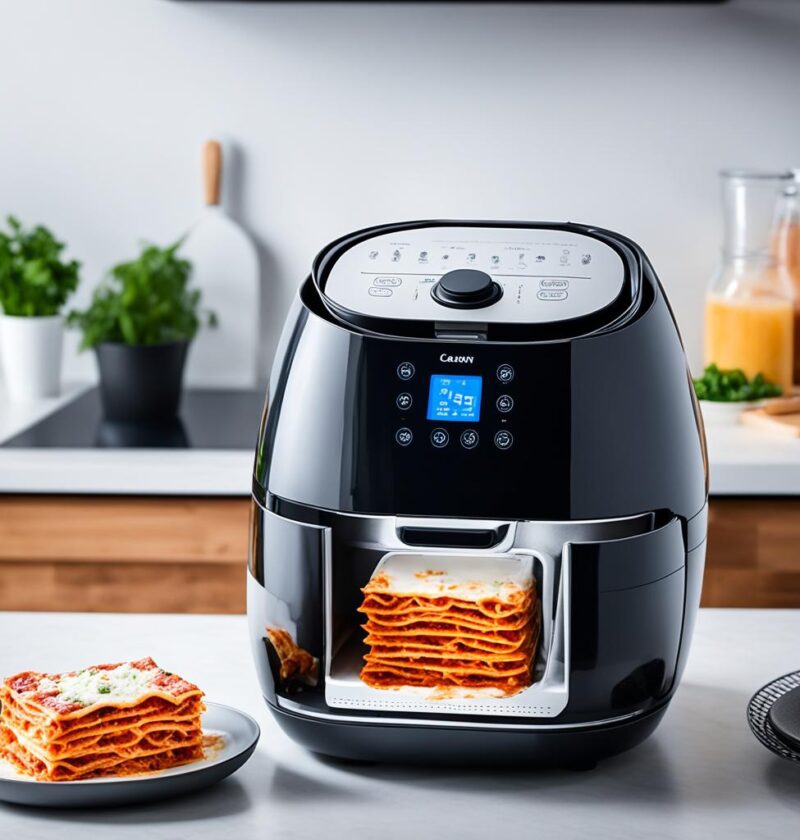 lasanha congelada na airfryer