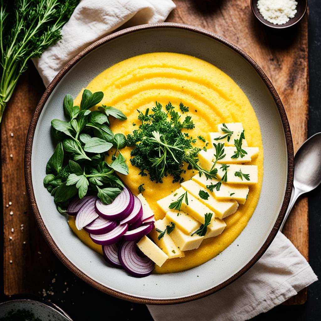 Polenta Cremosa com Farinha de Milho Caseira