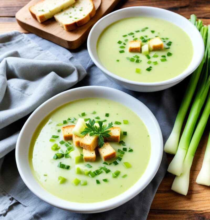 sopa de alho poró