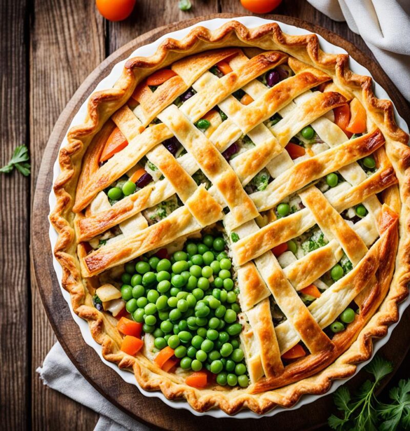 torta de frango com massa folhada pronta