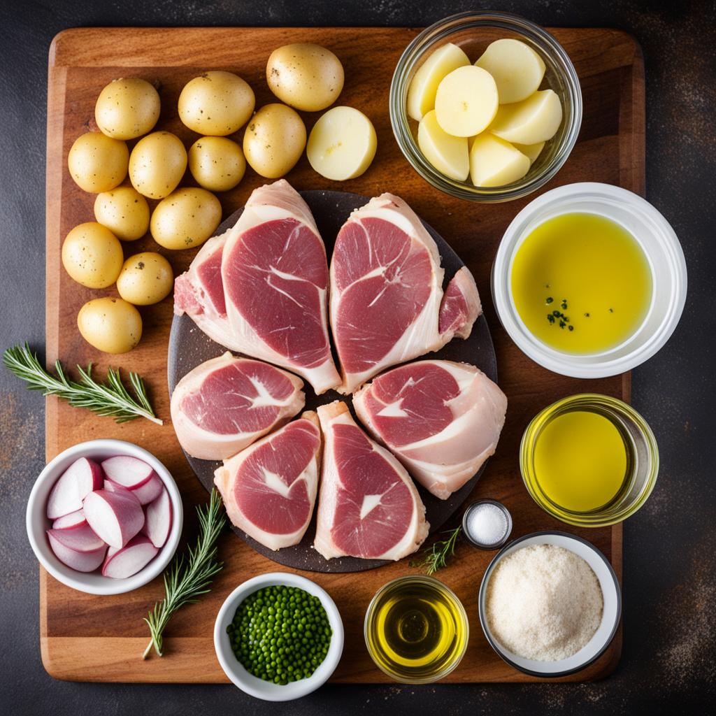 Ingredientes Essenciais para Coxa Sobrecoxa Assada com Batata