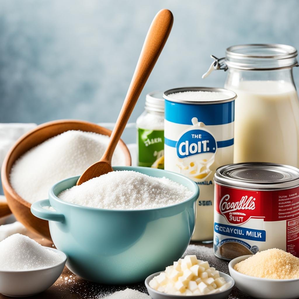 Ingredientes do doce de leite