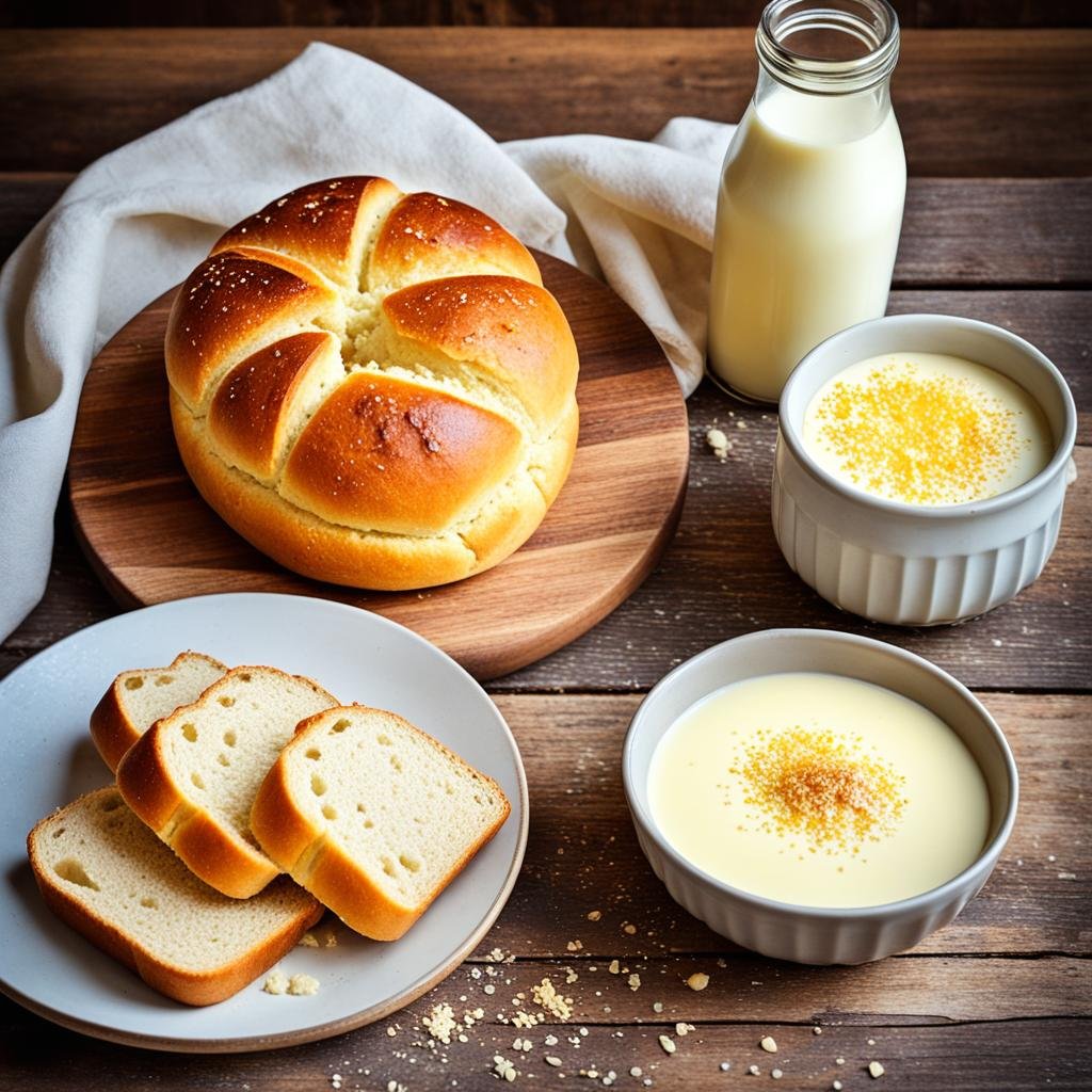 Pãozinho de fubá com acompanhamentos Pãozinho de fubá com acompanhamentos