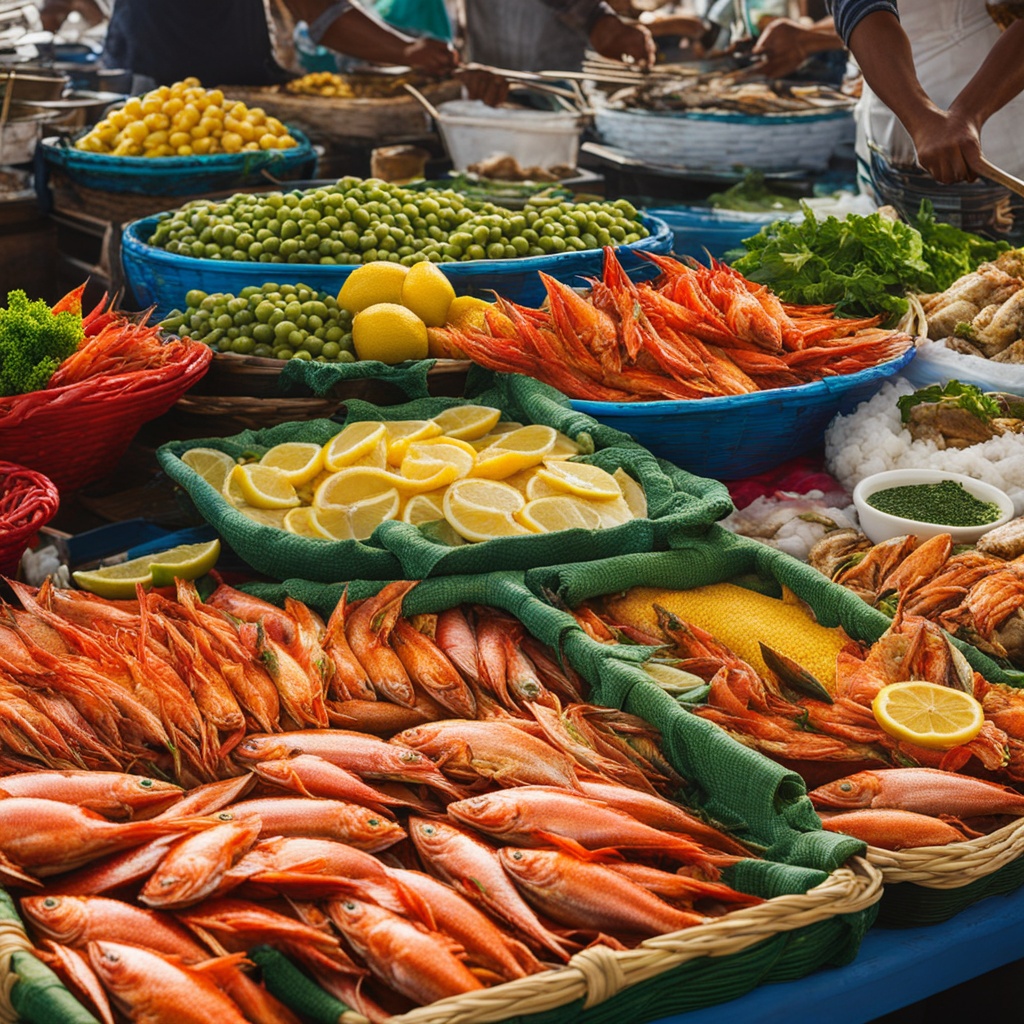 Variações regionais do peixe com molho de limão