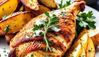 coxa assada com batata