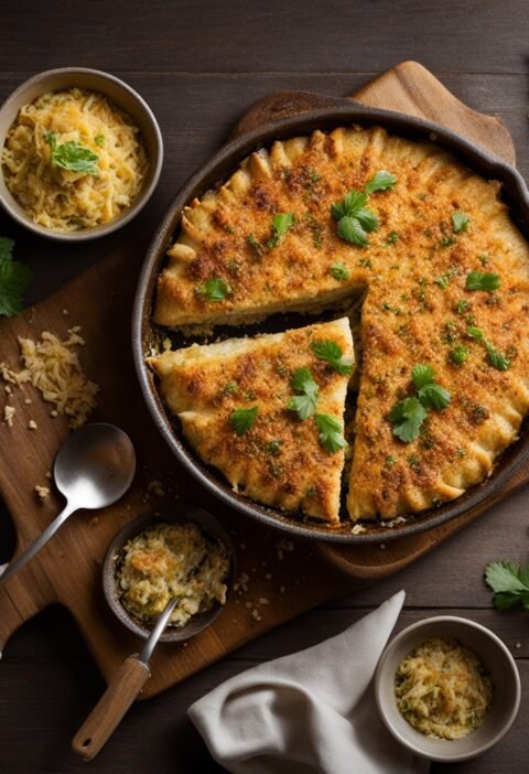 empadão de frango cremoso