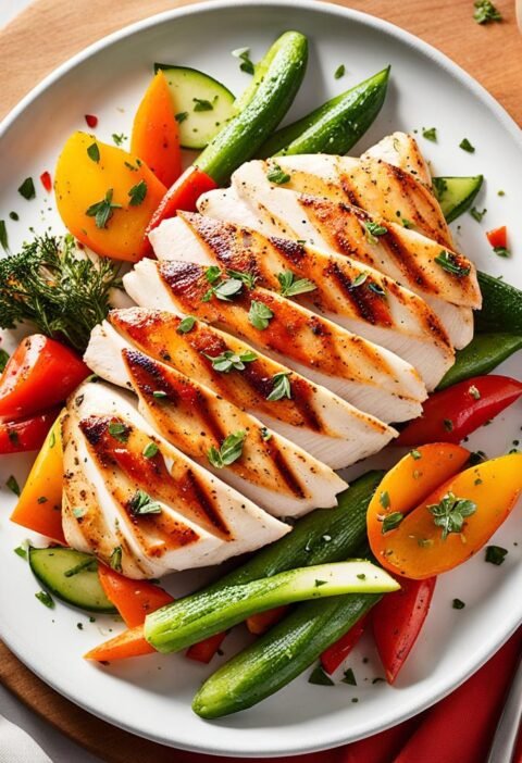 peito de frango temperado