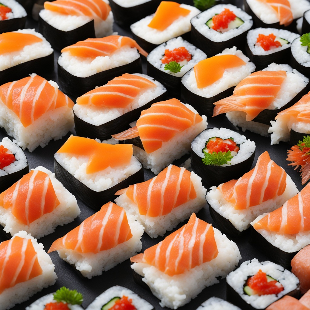 sushi de salmão com cream cheese