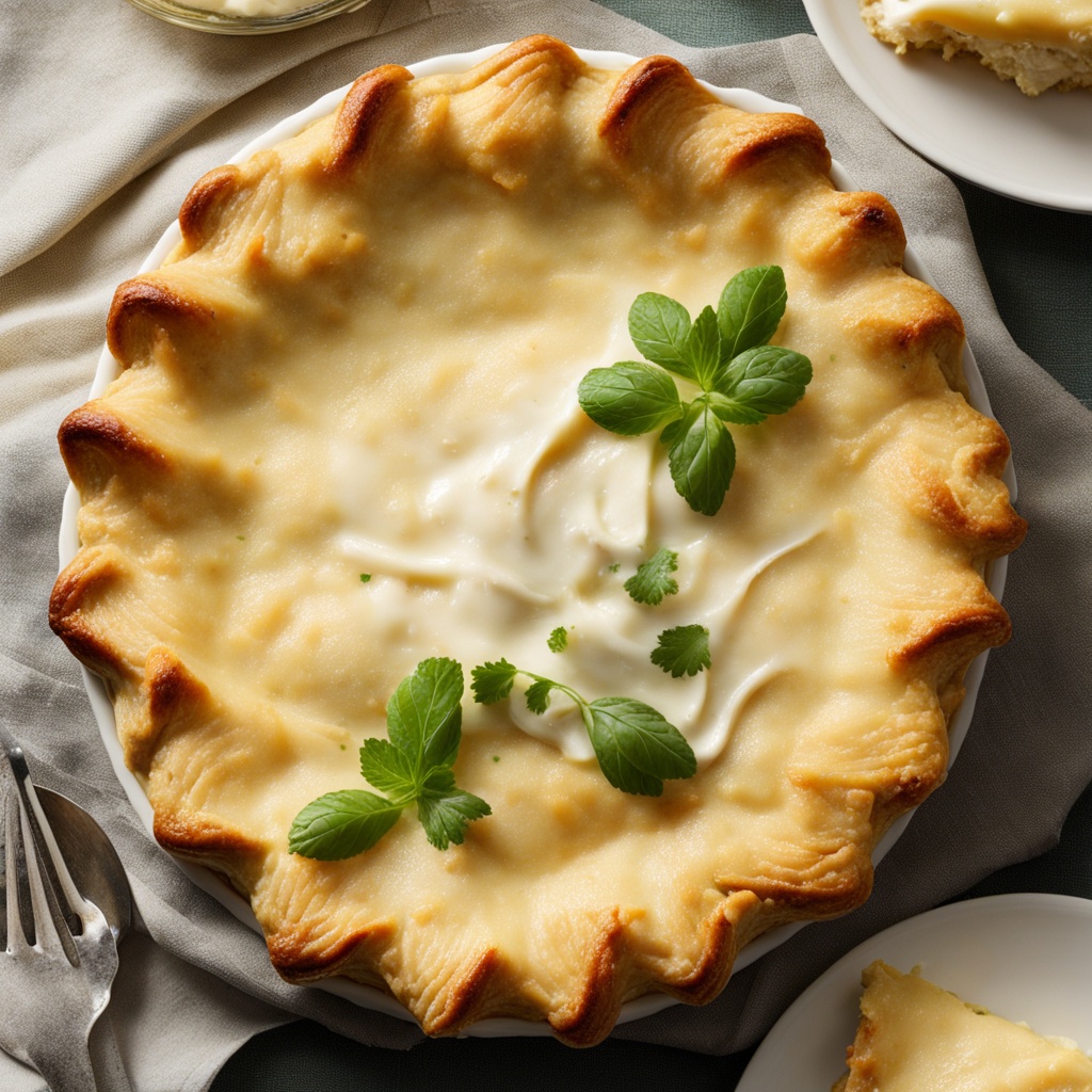 torta de frango cremosa com requeijão