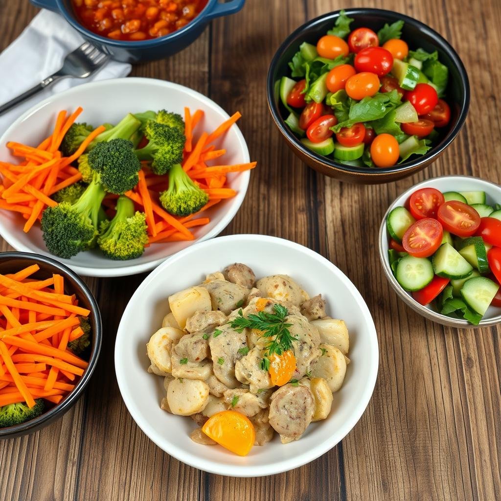 Acompanhamentos para o escondidinho de batata e frango