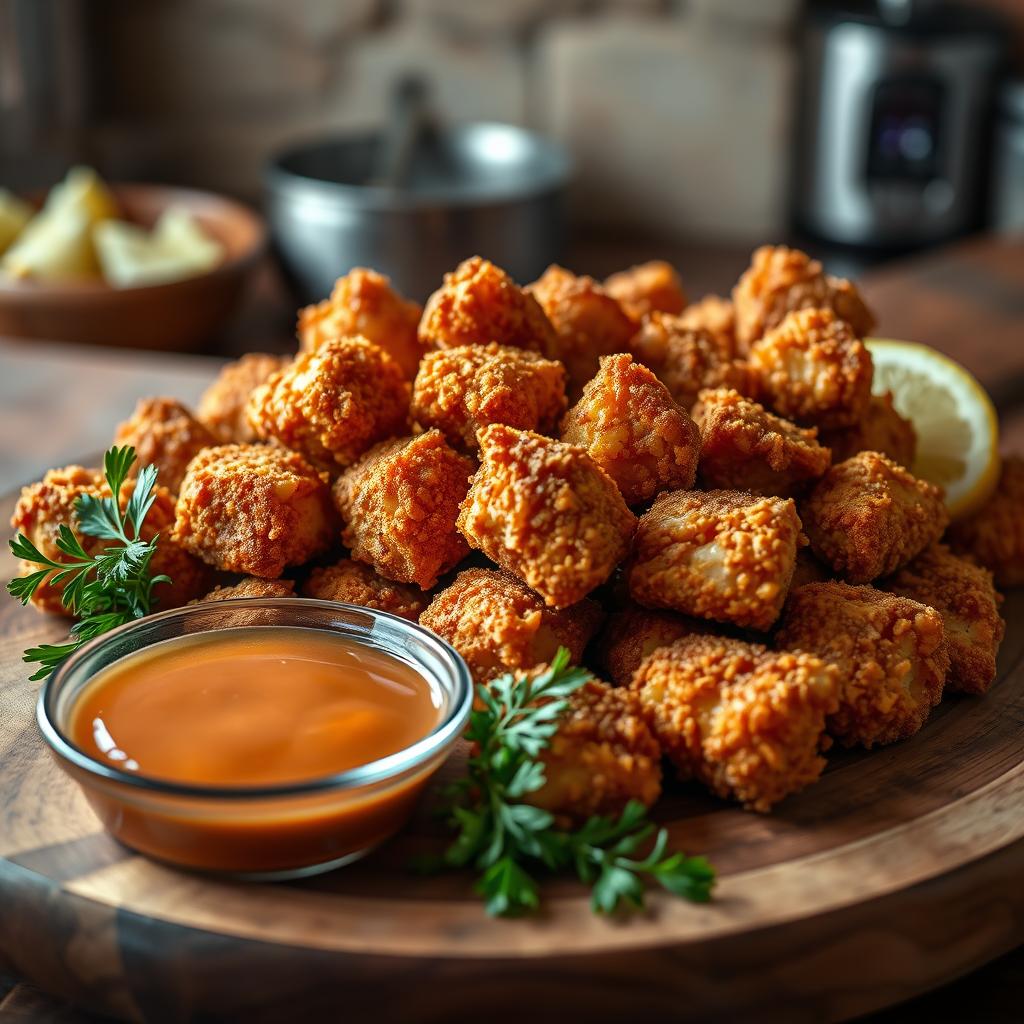 Cubos de Frango Empanado