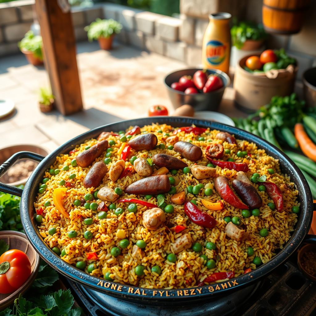 Paella Caipira