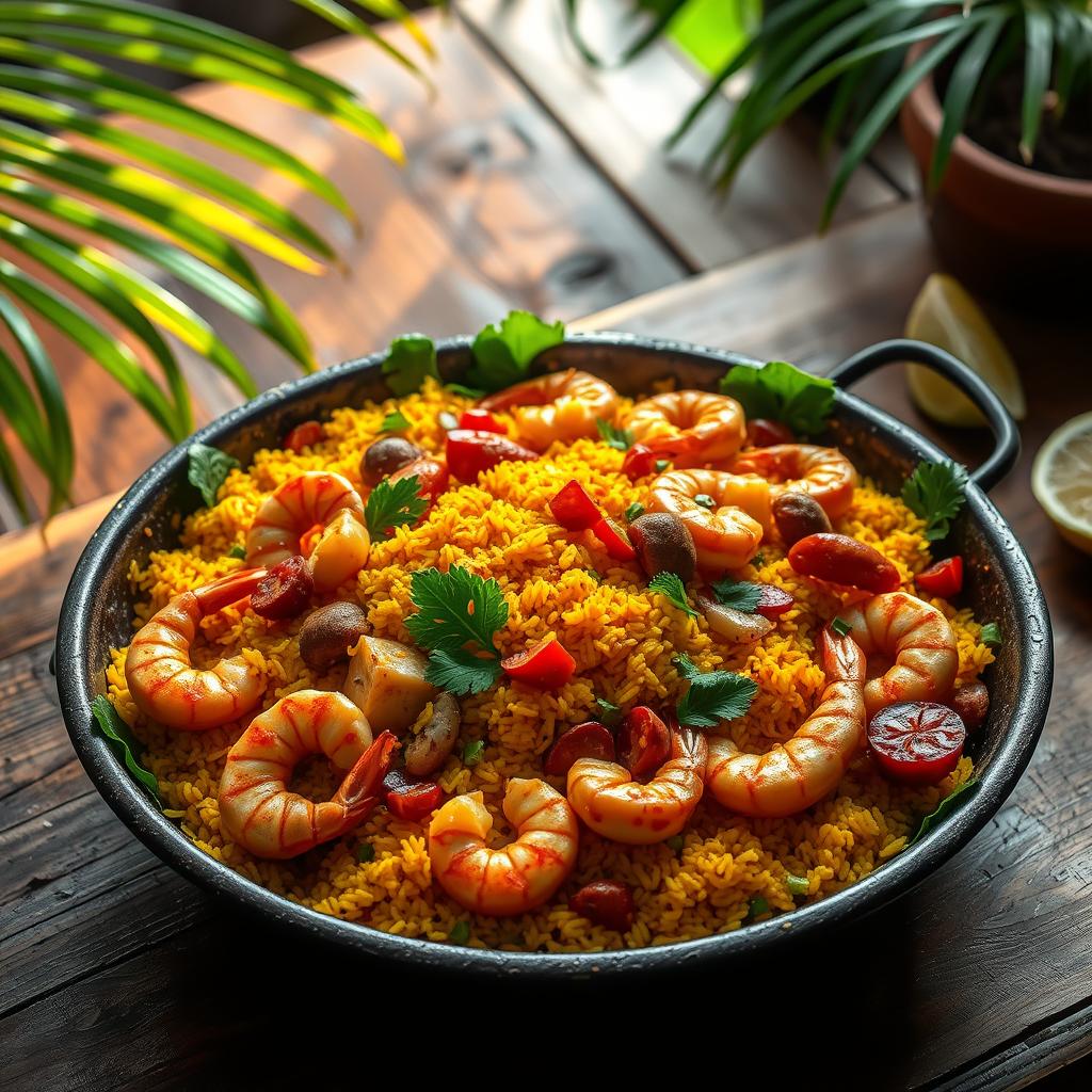 Paella Caipira