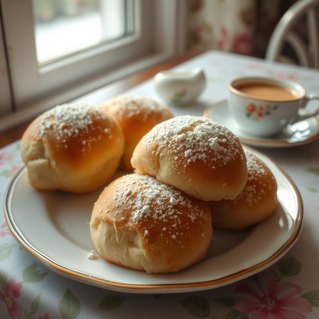 Pãozinho Doce para Café da Tarde