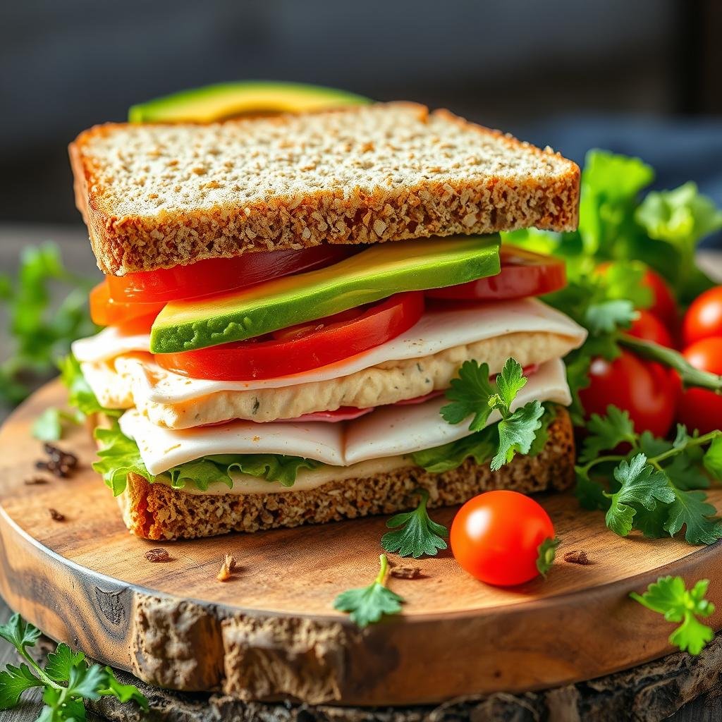 Sanduíche Americano saudável Sanduíche Americano saudável