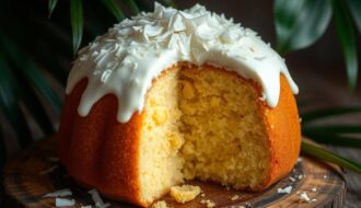 bolo de fubá com leite de coco