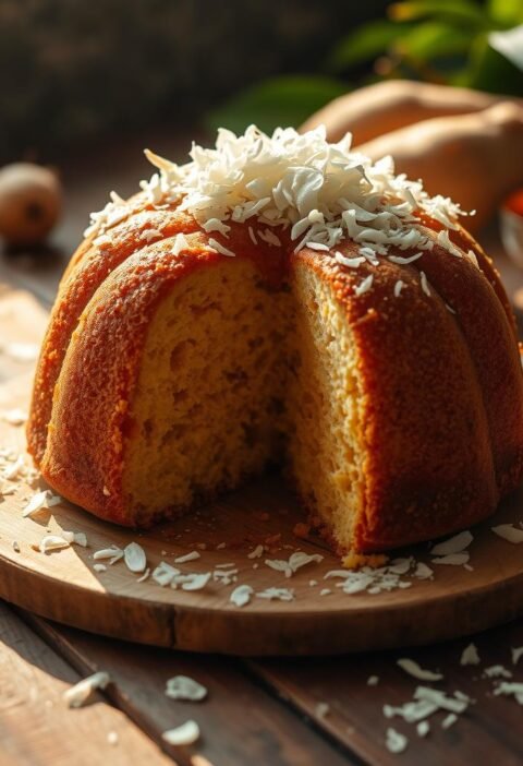 bolo de macaxeira tradicional