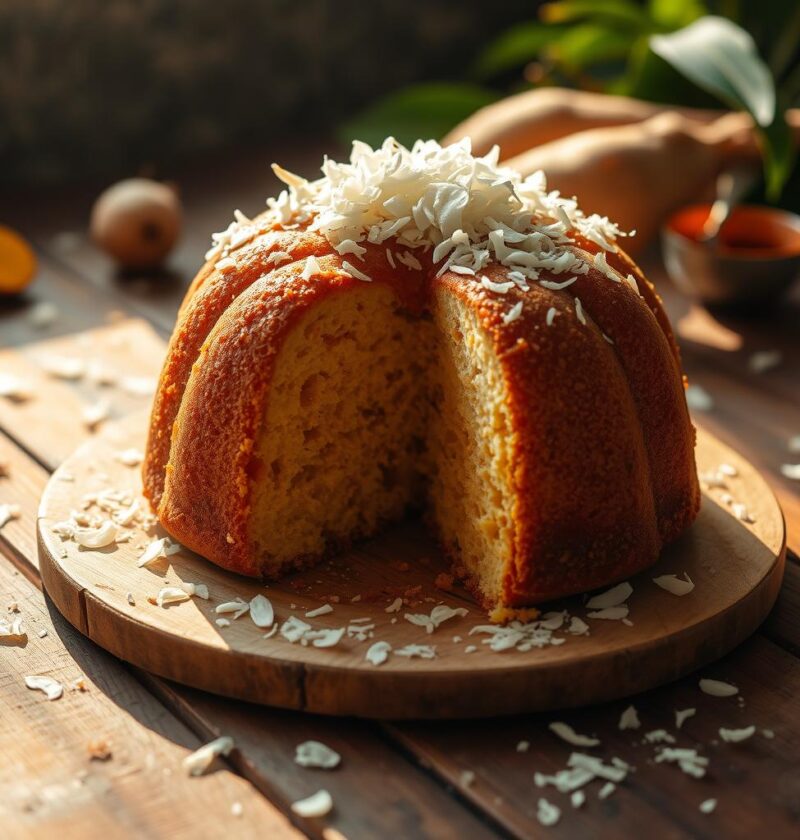 bolo de macaxeira tradicional