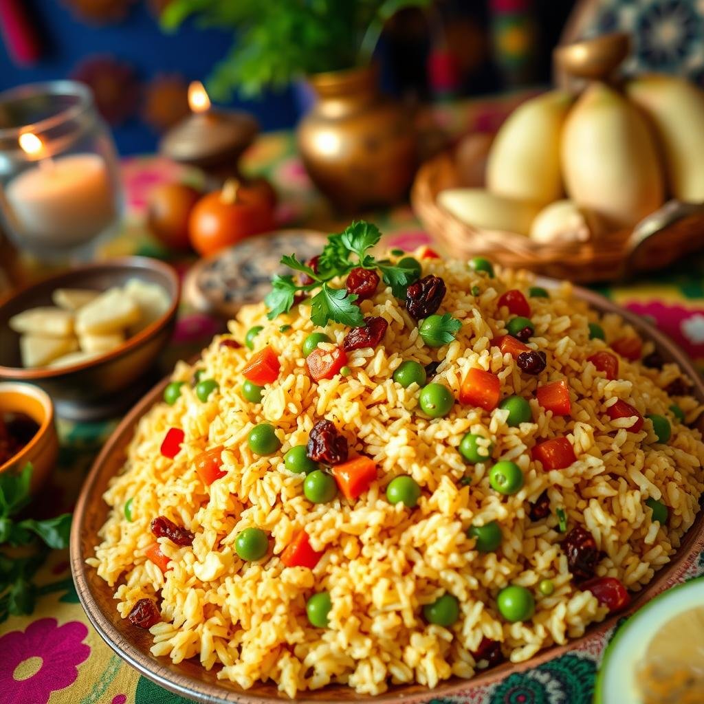 combinações arroz à grega