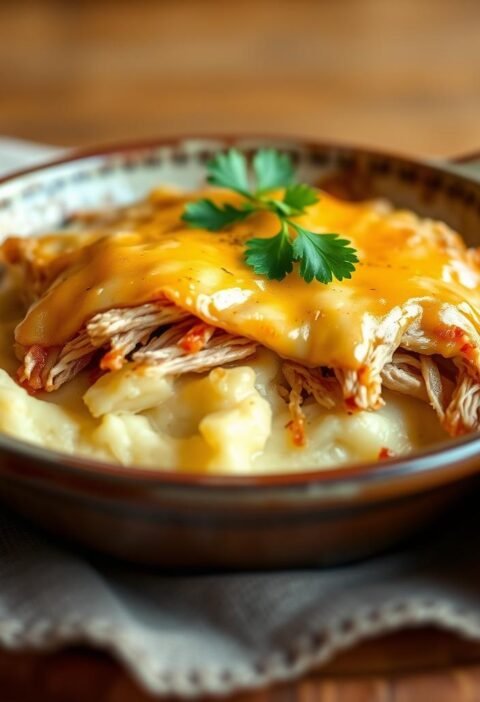 escondidinho de batata e frango