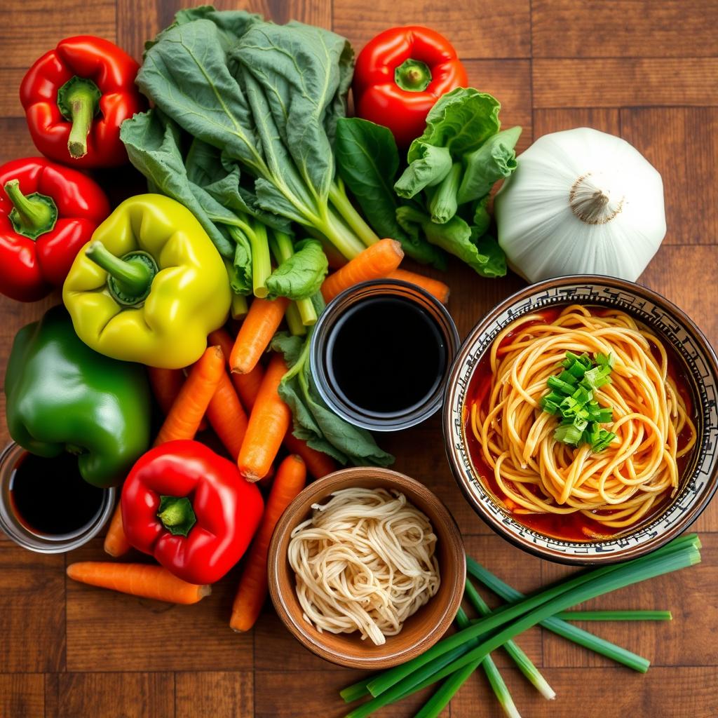 ingredientes macarrão japonês