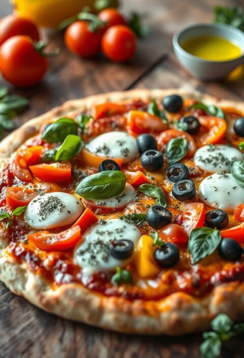 pizza vegetariana