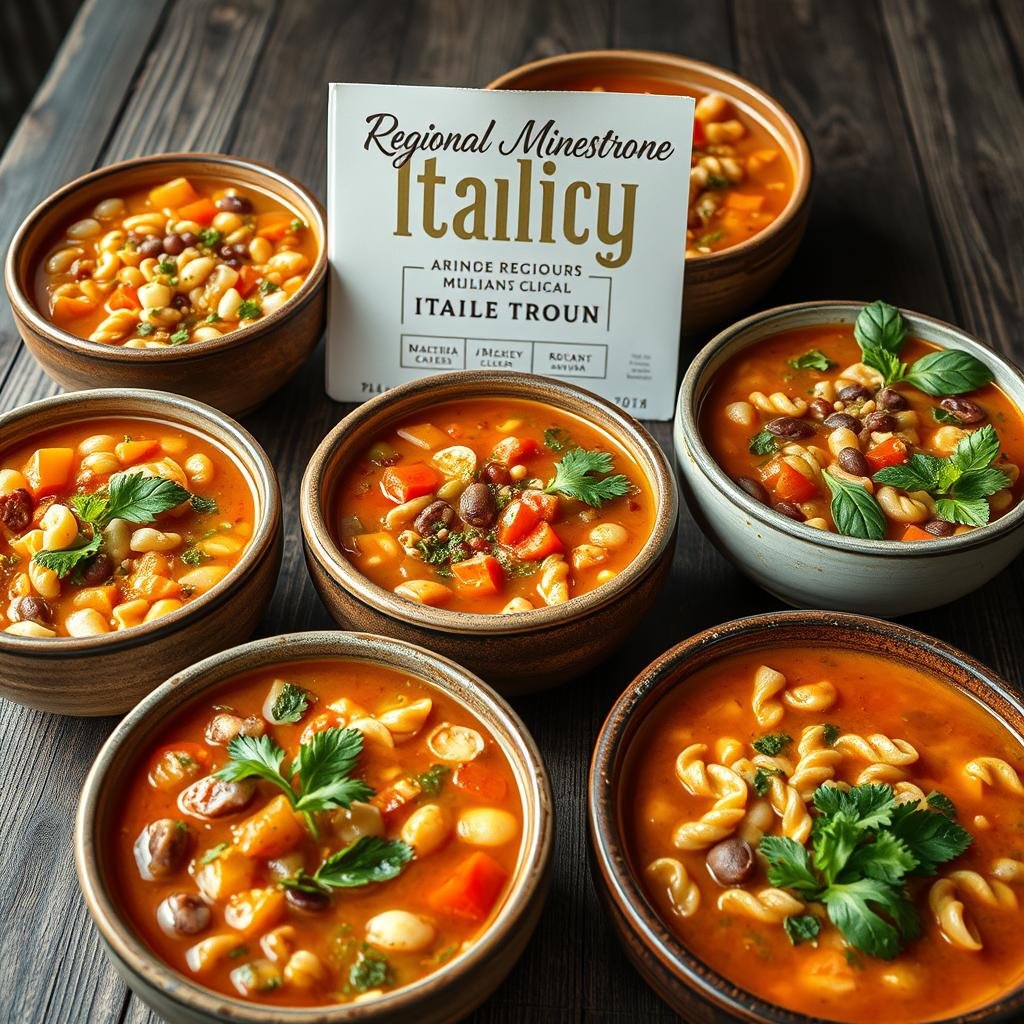 variações sopa minestrone