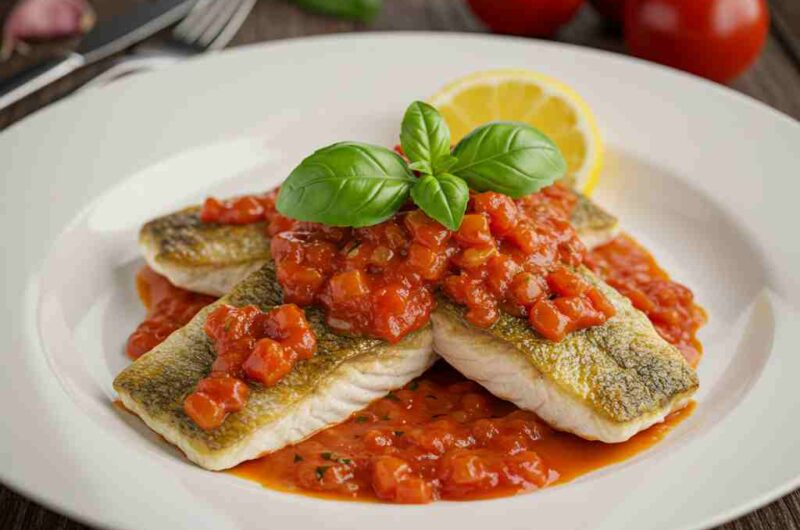 Peixe ao Molho de Tomate e Manjericão: Receita Simples e Saborosa!